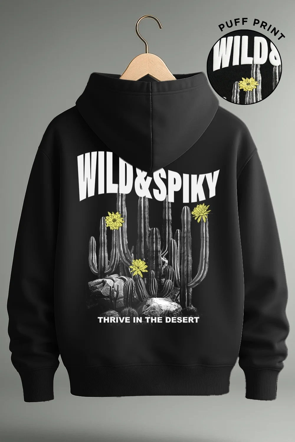 Wild & Spiky Oversized Hoodie