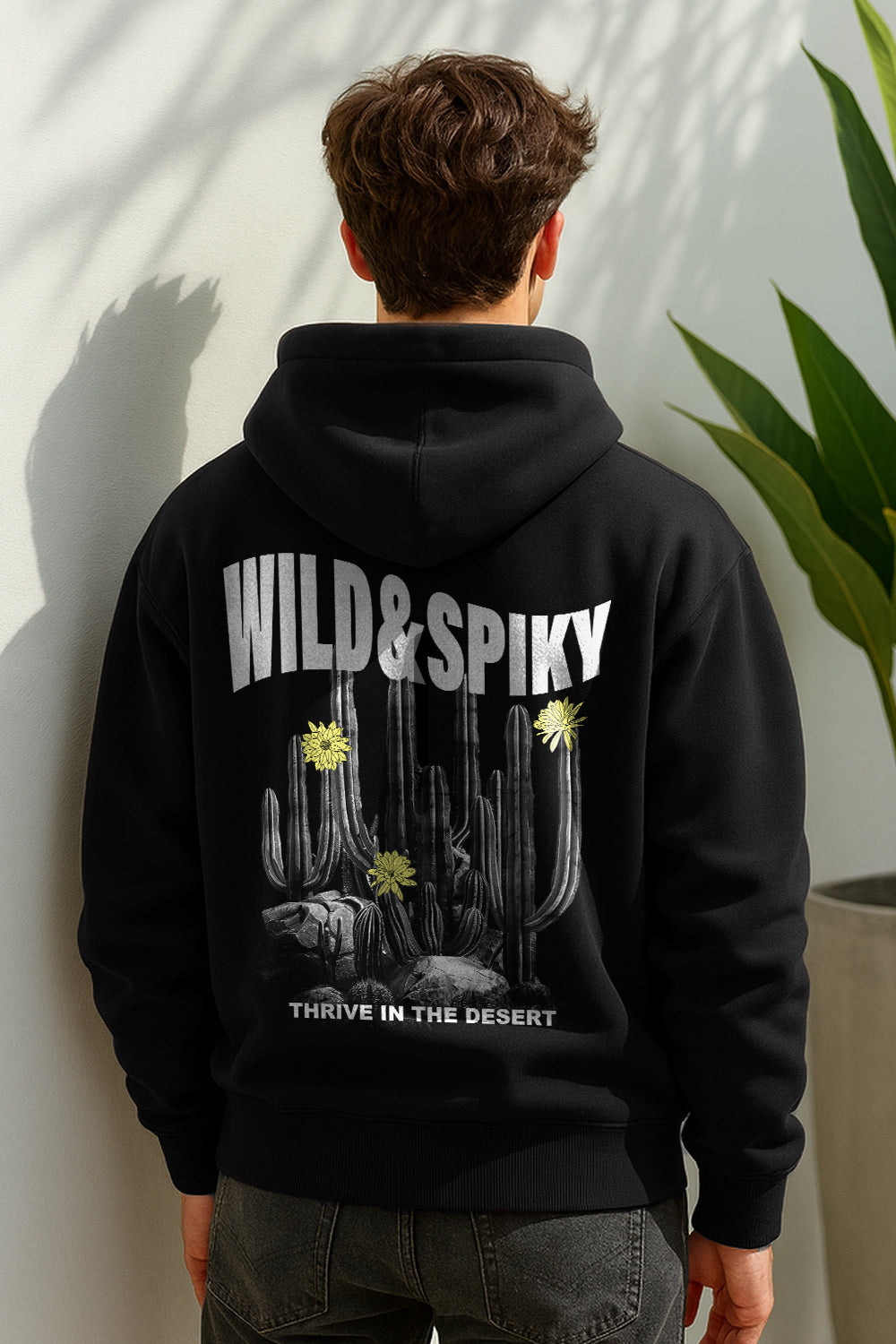 Wild & Spiky Oversized Hoodie