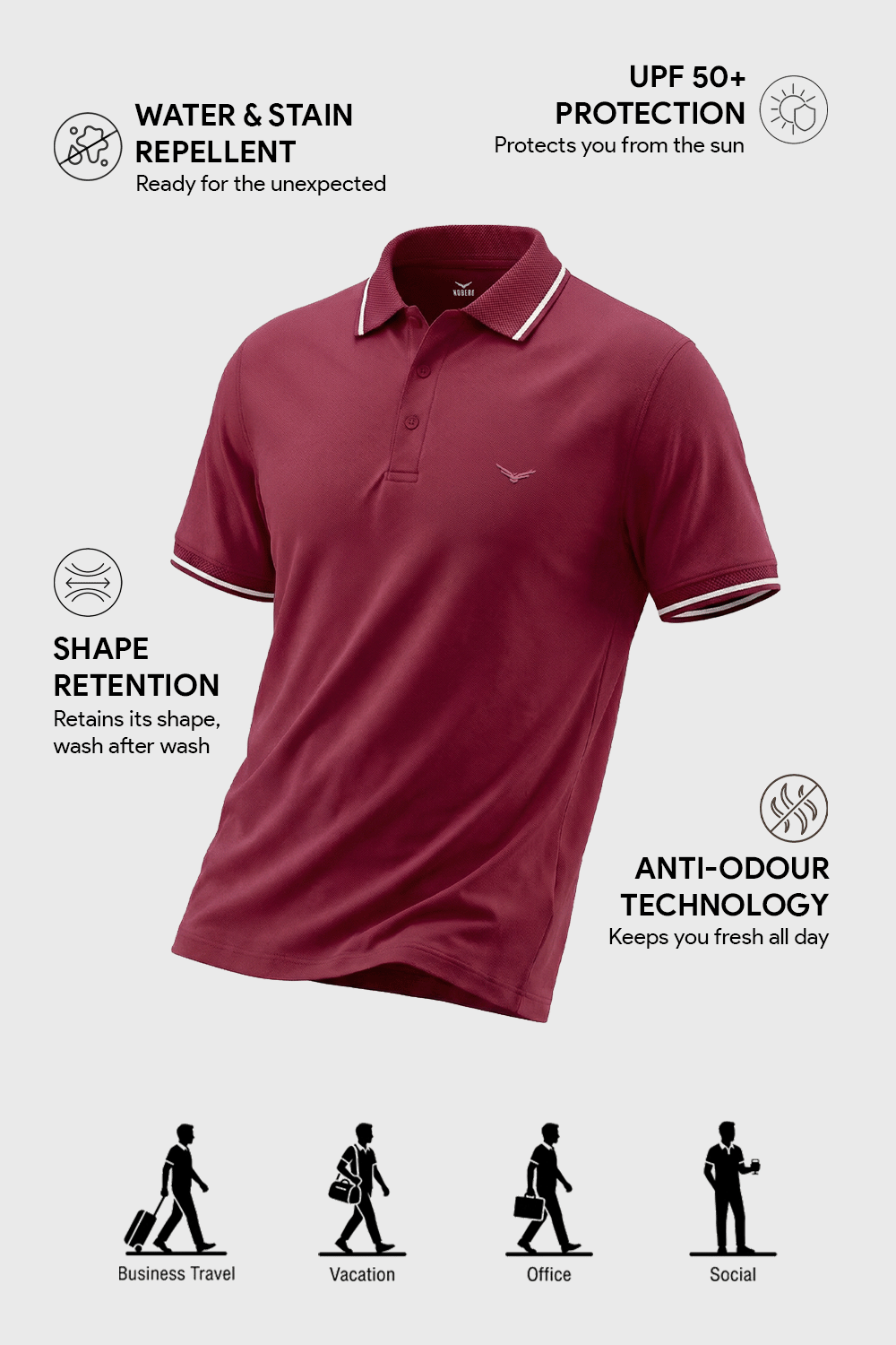 Travel Polo T-Shirt