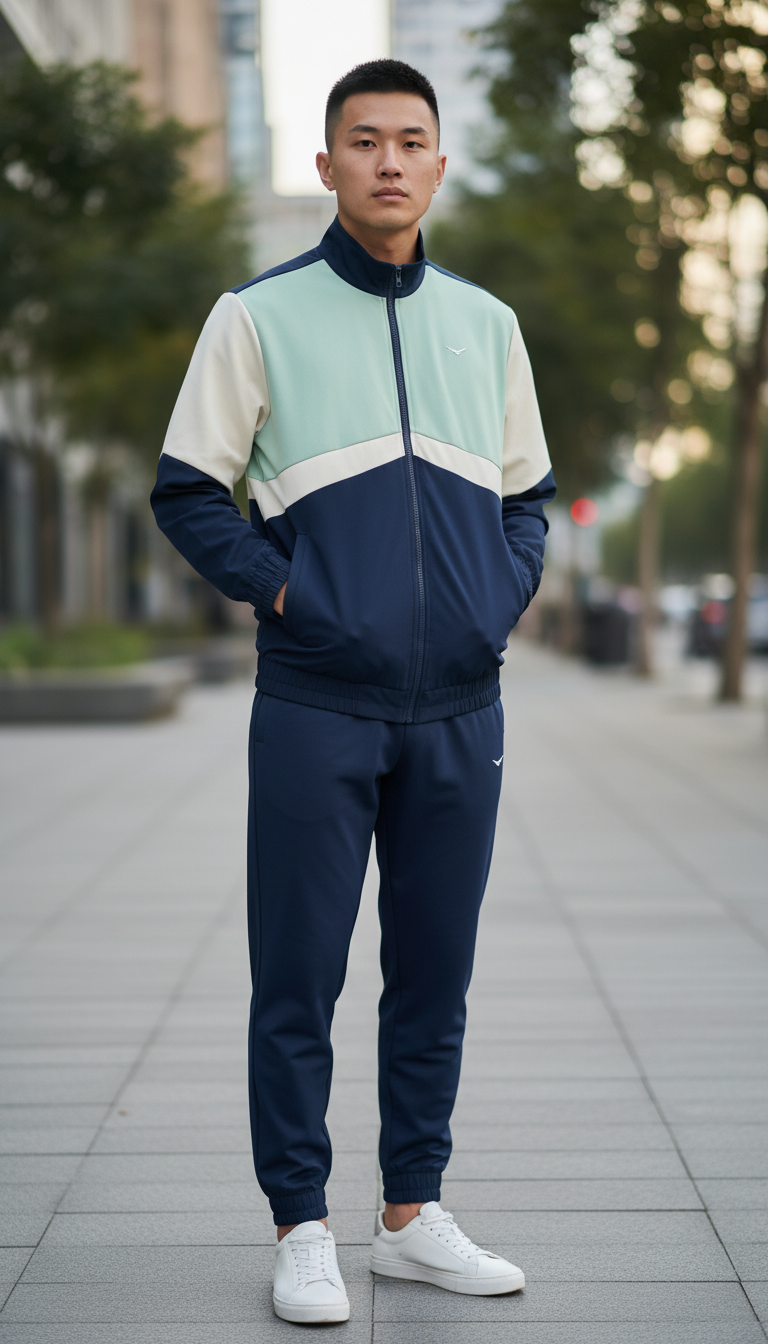 Geo Panel Tracksuit