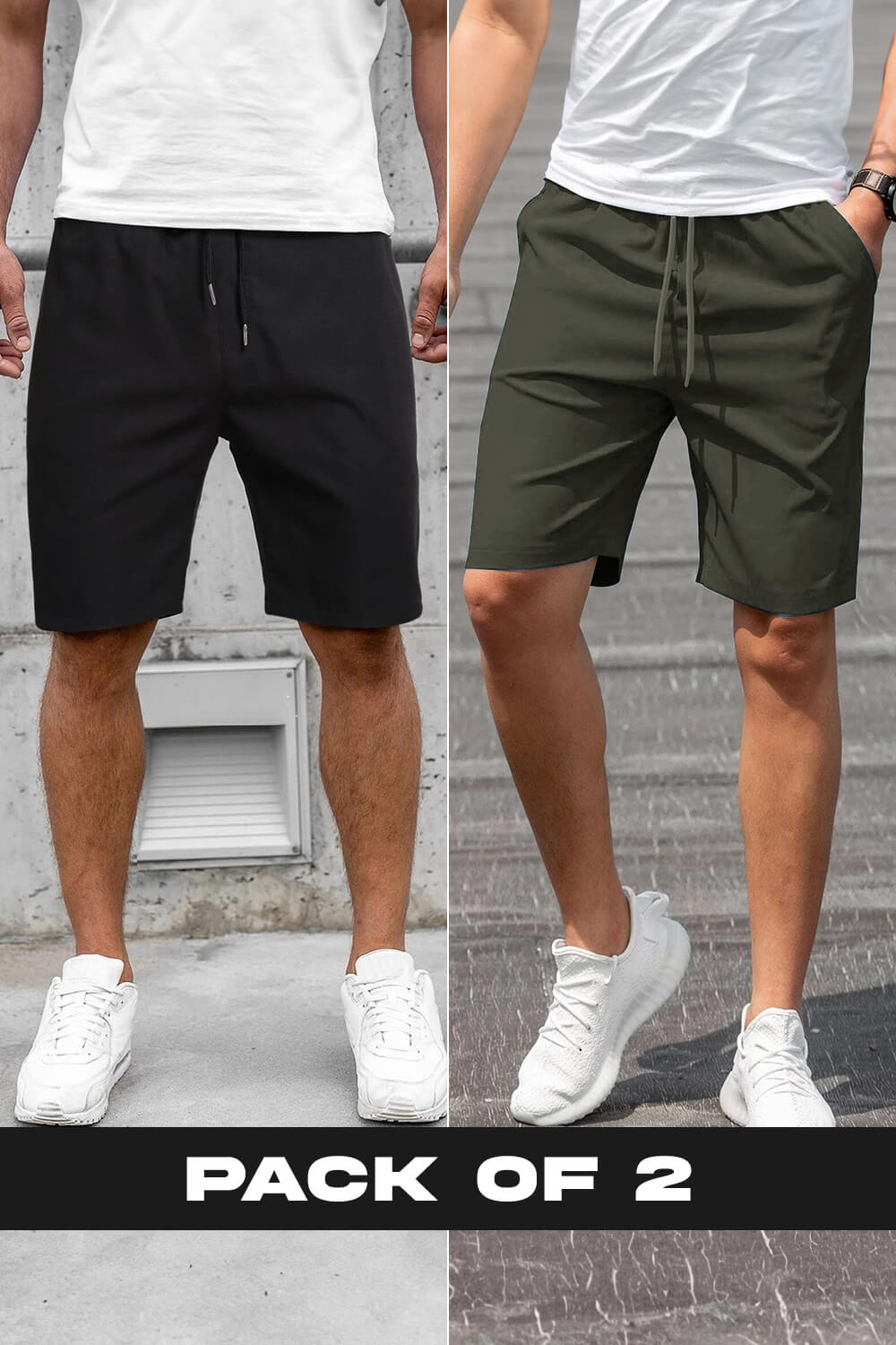 2-Pack Zip Pocket Shorts