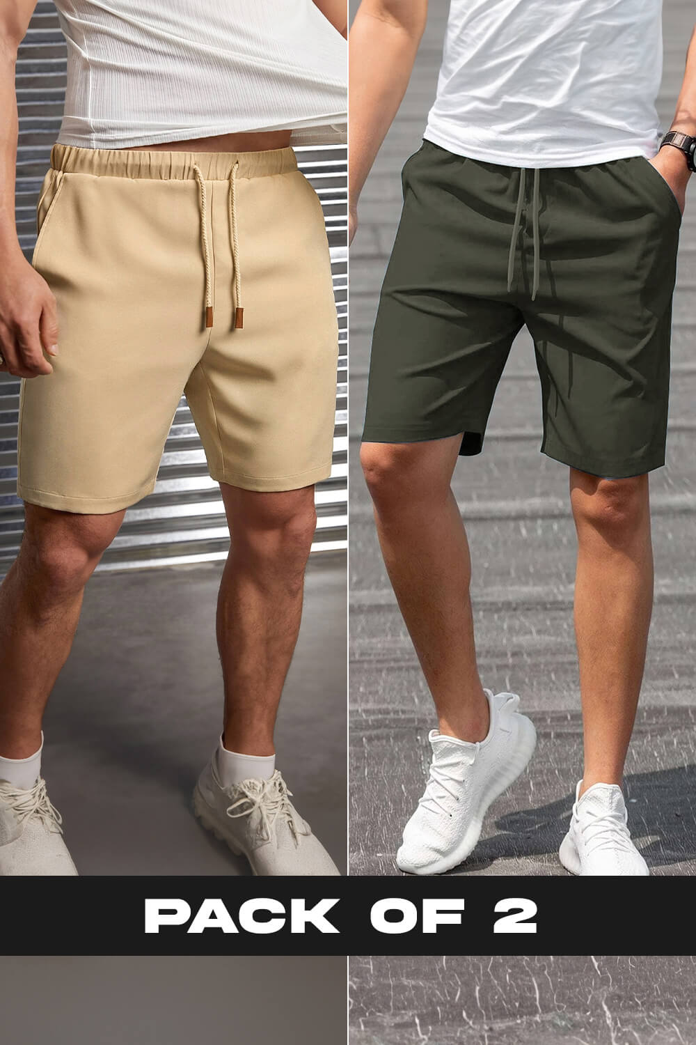 2-Pack Zip Pocket Shorts