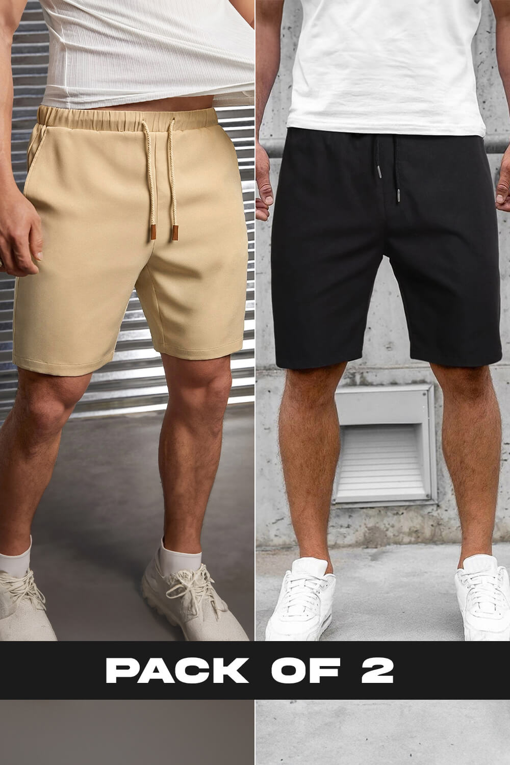 2-Pack Zip Pocket Shorts