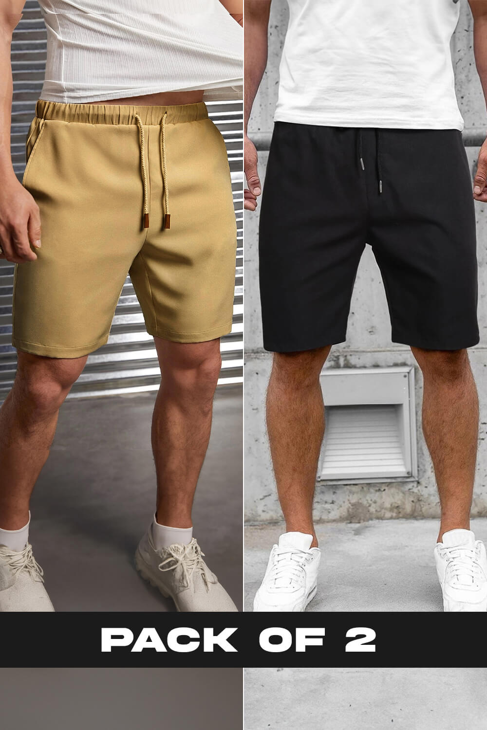 2-Pack Zip Pocket Shorts