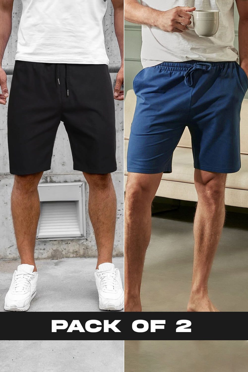 2-Pack Zip Pocket Shorts