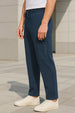 Zipper Straight Fit Joggers