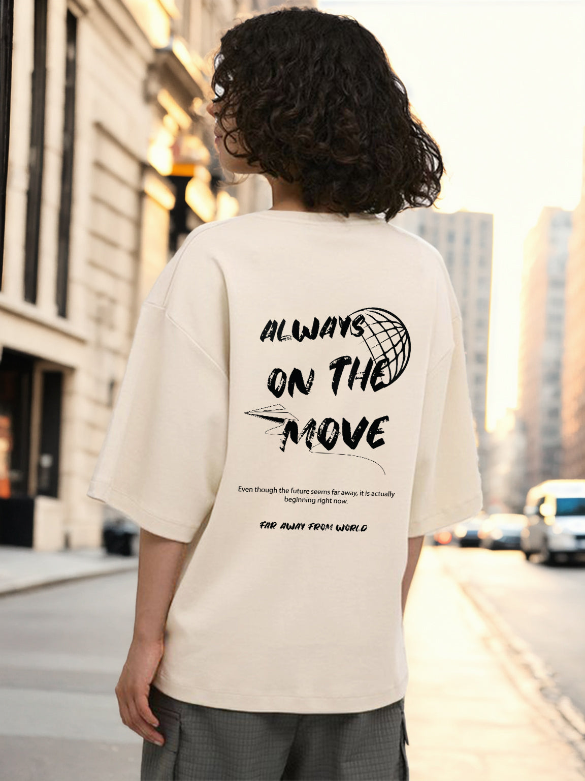 Always on the Move Oversized T-Shirt