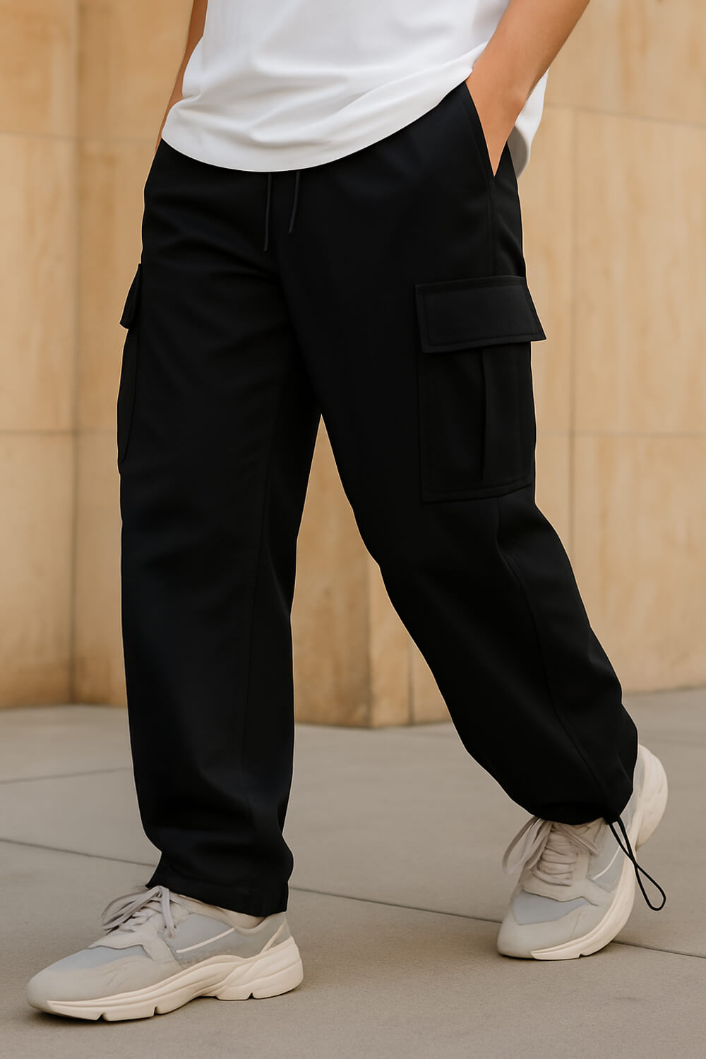 Nobero Oversized Cargo Joggers