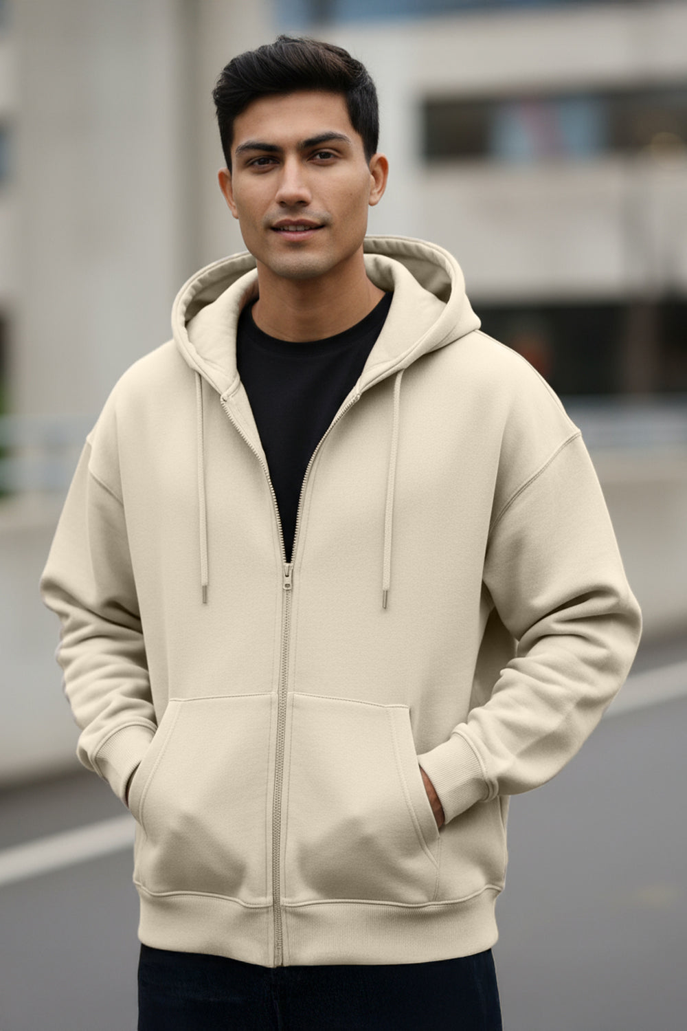 Oversized Zipper Hoodie