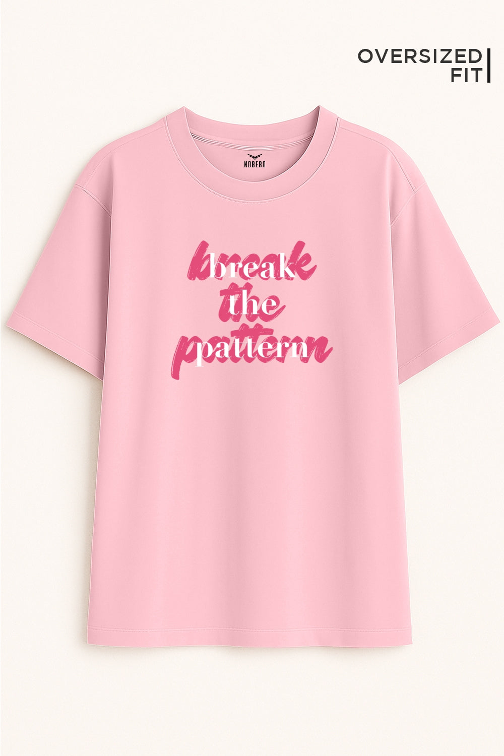 Break The Pattern Oversized Fit Women Tee