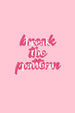 Break The Pattern Oversized Fit Women Tee