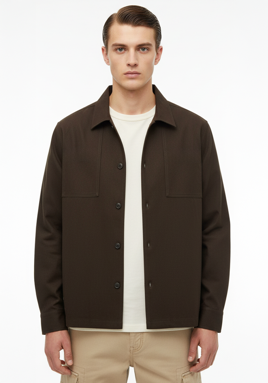 Classic Button-Down Shacket
