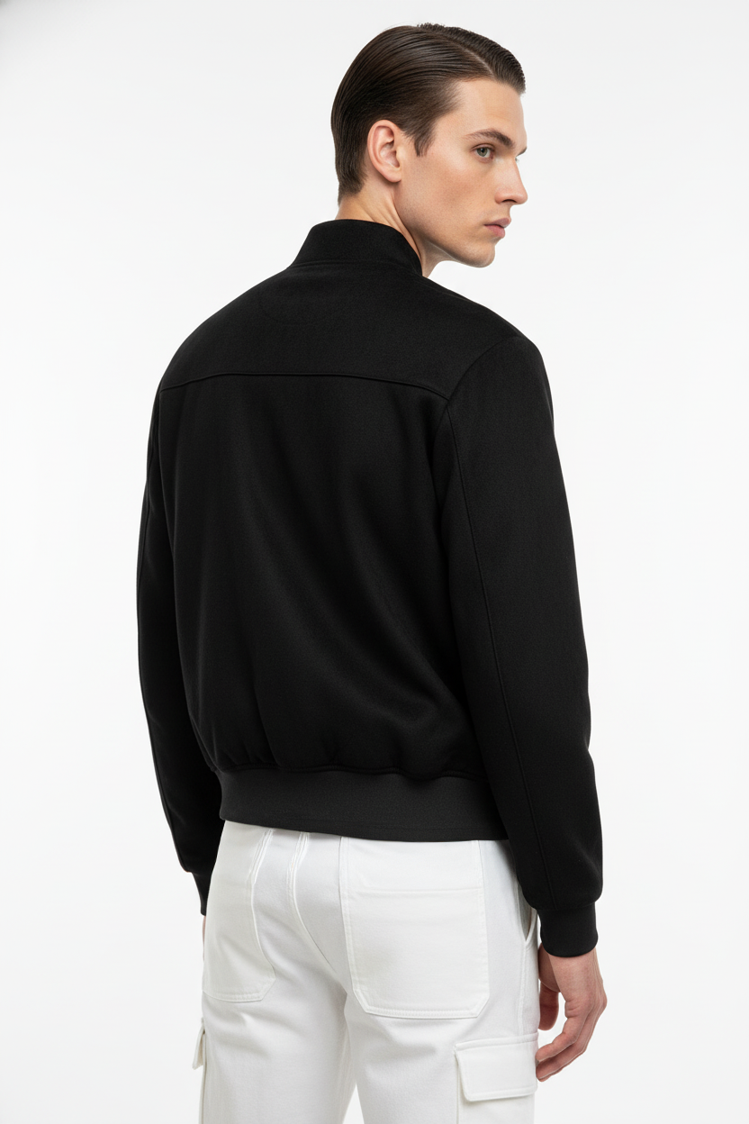 Suede Touch Bomber Jacket