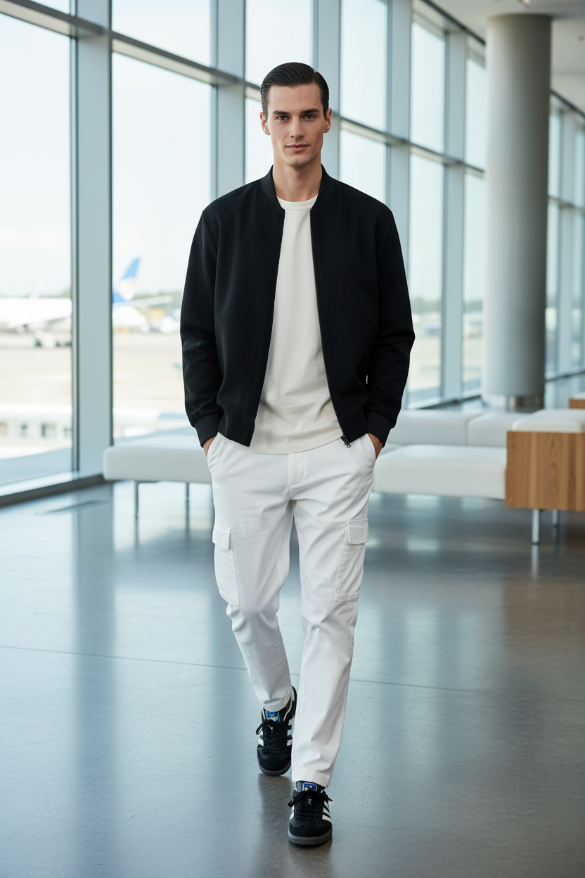 Suede Touch Bomber Jacket