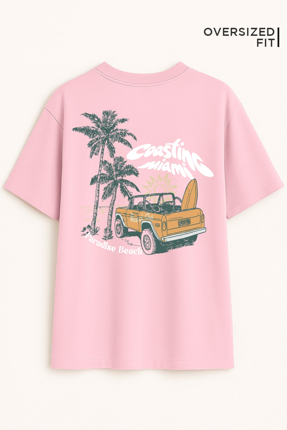 Coasting Miami Oversized Fit Women Tee