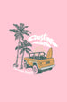 Coasting Miami Oversized Fit Women Tee