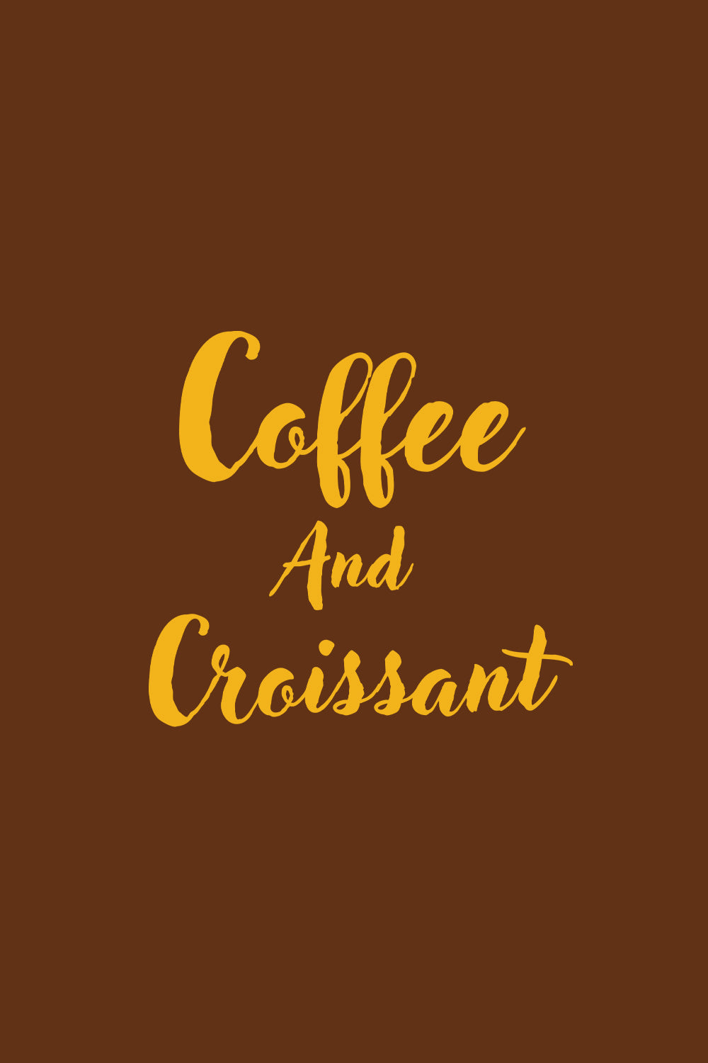 Coffee & Croissant Oversized Hoodie