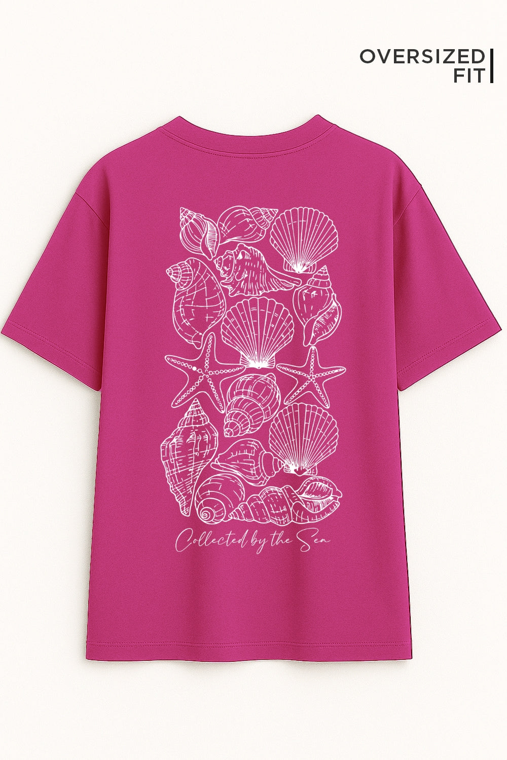 Collected By The Sea Oversized Fit Women Tee