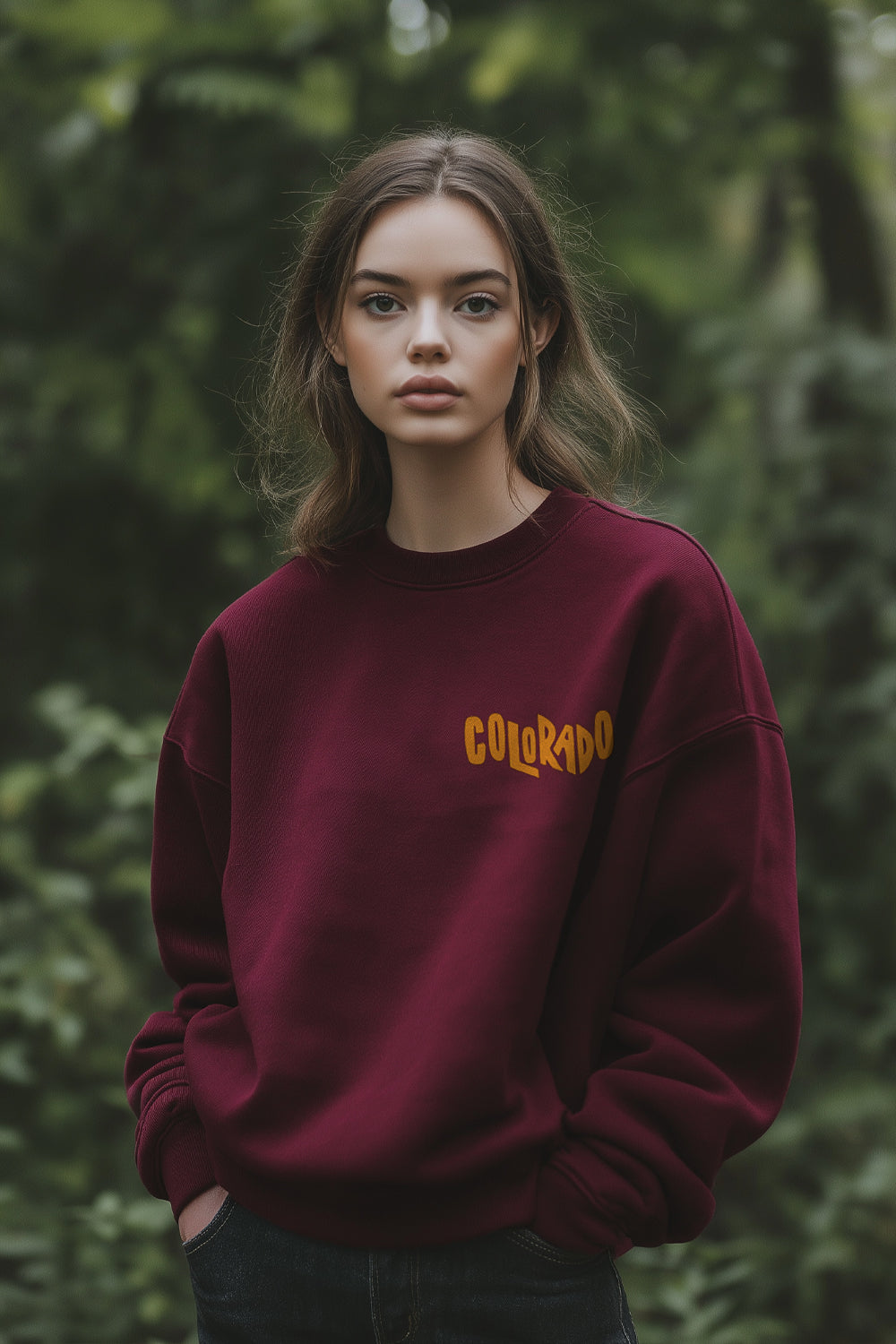 Boyfriend Fit Colorado Oversized Sweatshirt