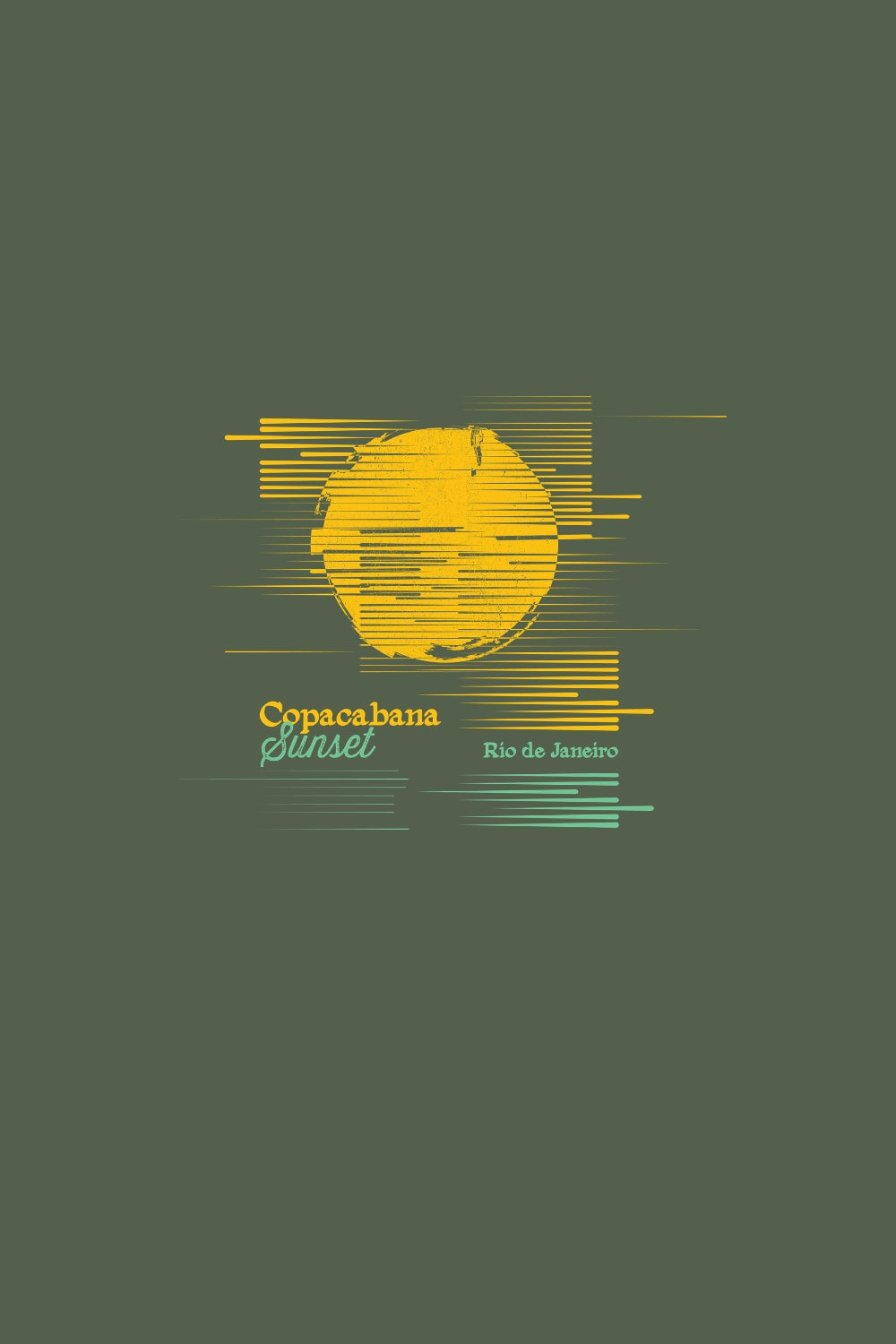 Copacabana Sunset Women Classic Fit Tee
