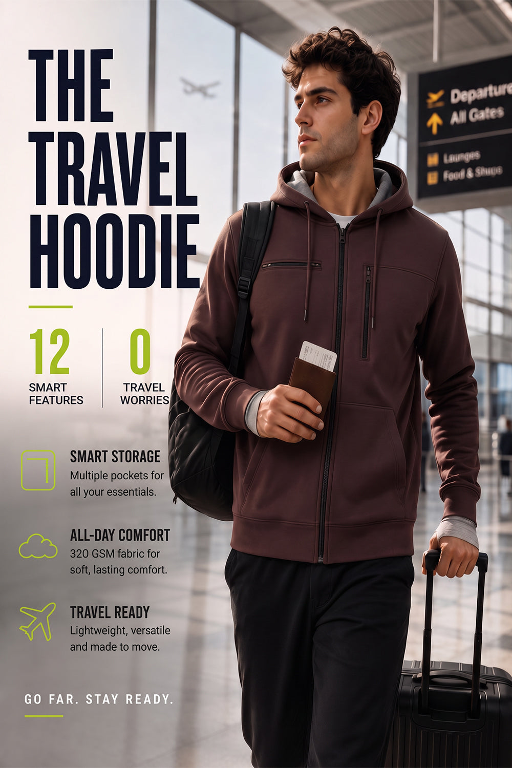 Wanderer - Travel Hoodie
