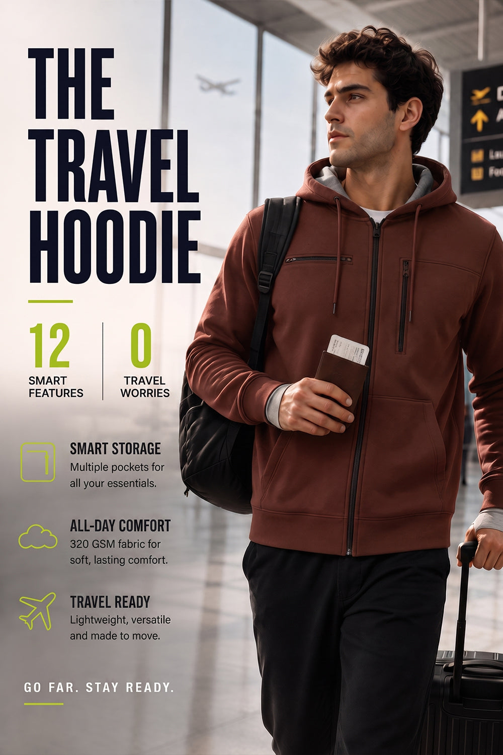 Wanderer - Travel Hoodie
