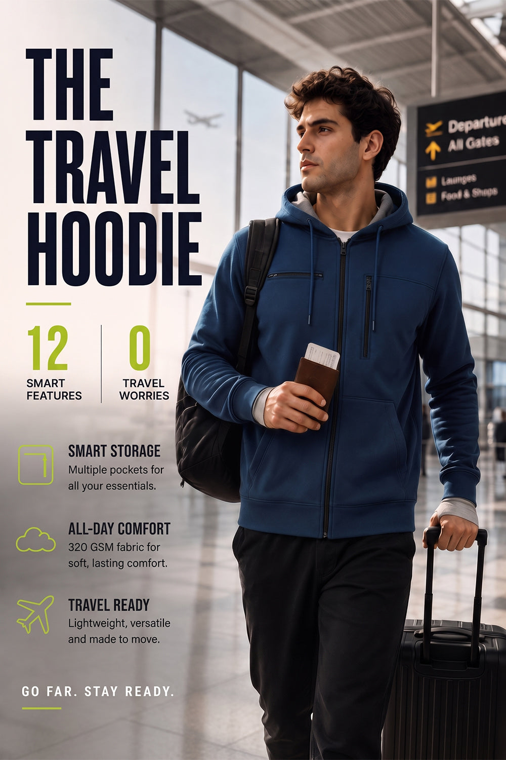Wanderer - Travel Hoodie