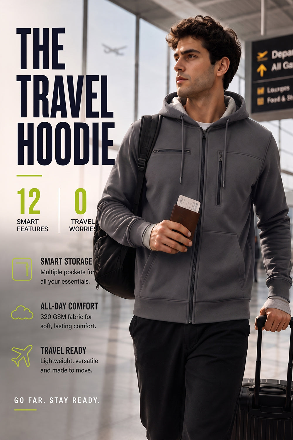 Wanderer - Travel Hoodie