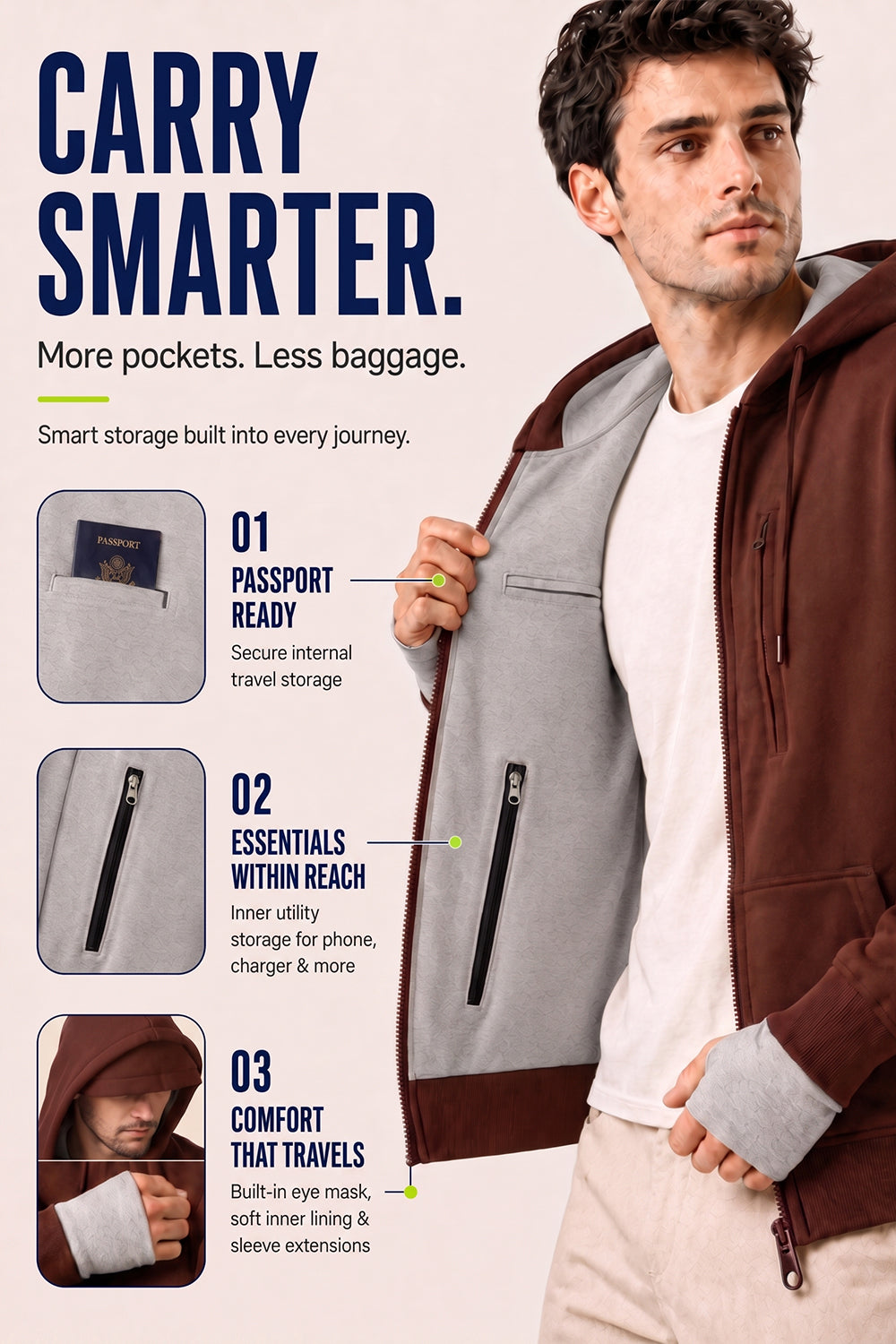 Wanderer - Travel Hoodie