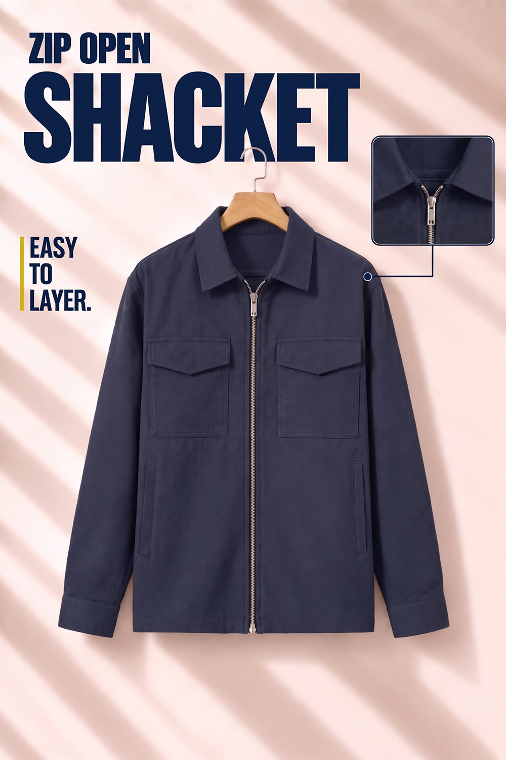 Cotton Twill Utility Jacket