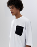 Contrast Pocket Oversized T-Shirt