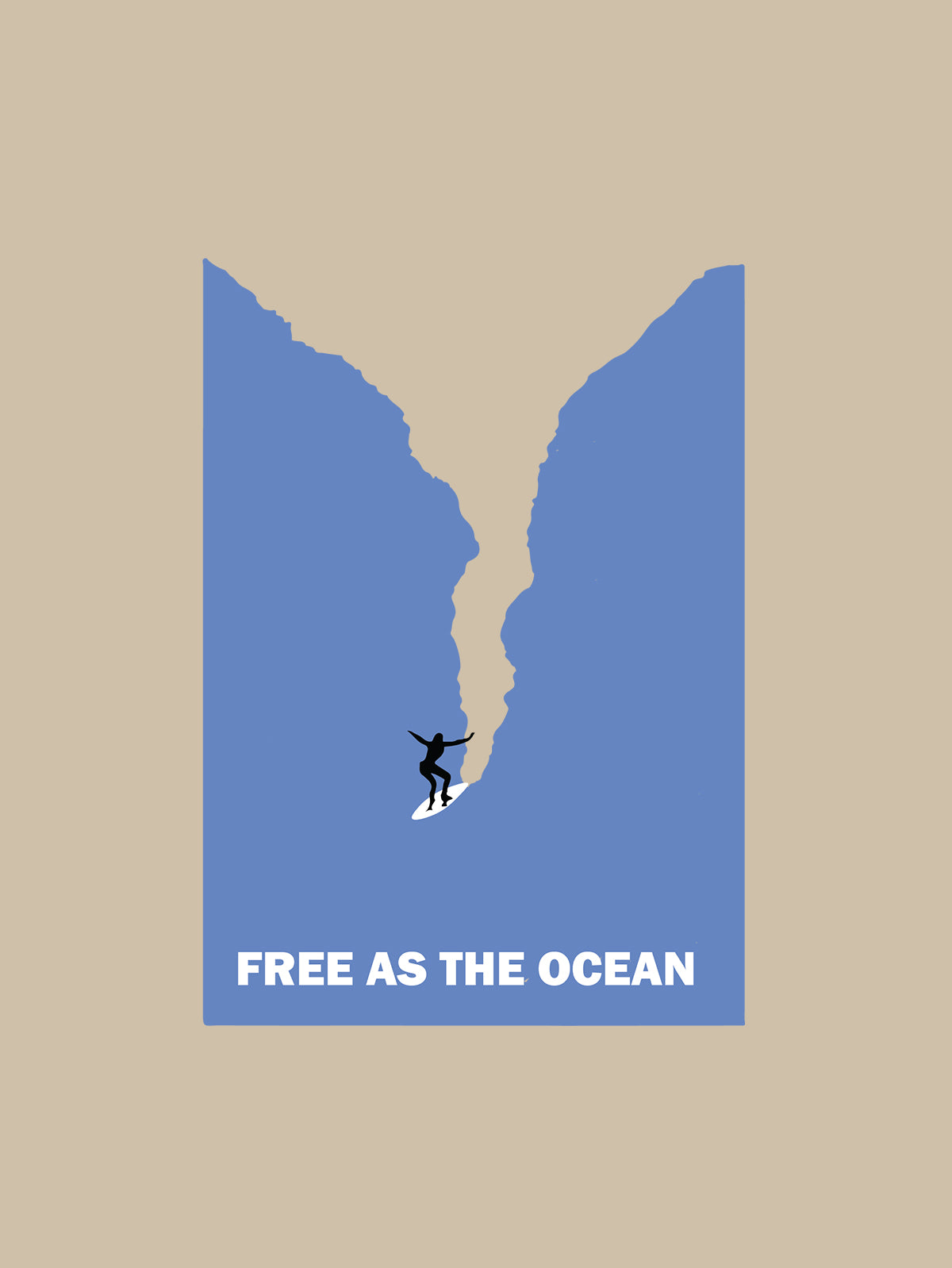 As Free As The Ocean Oversized T-Shirt