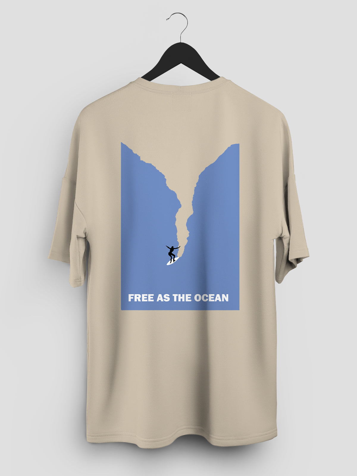 As Free As The Ocean Oversized T-Shirt