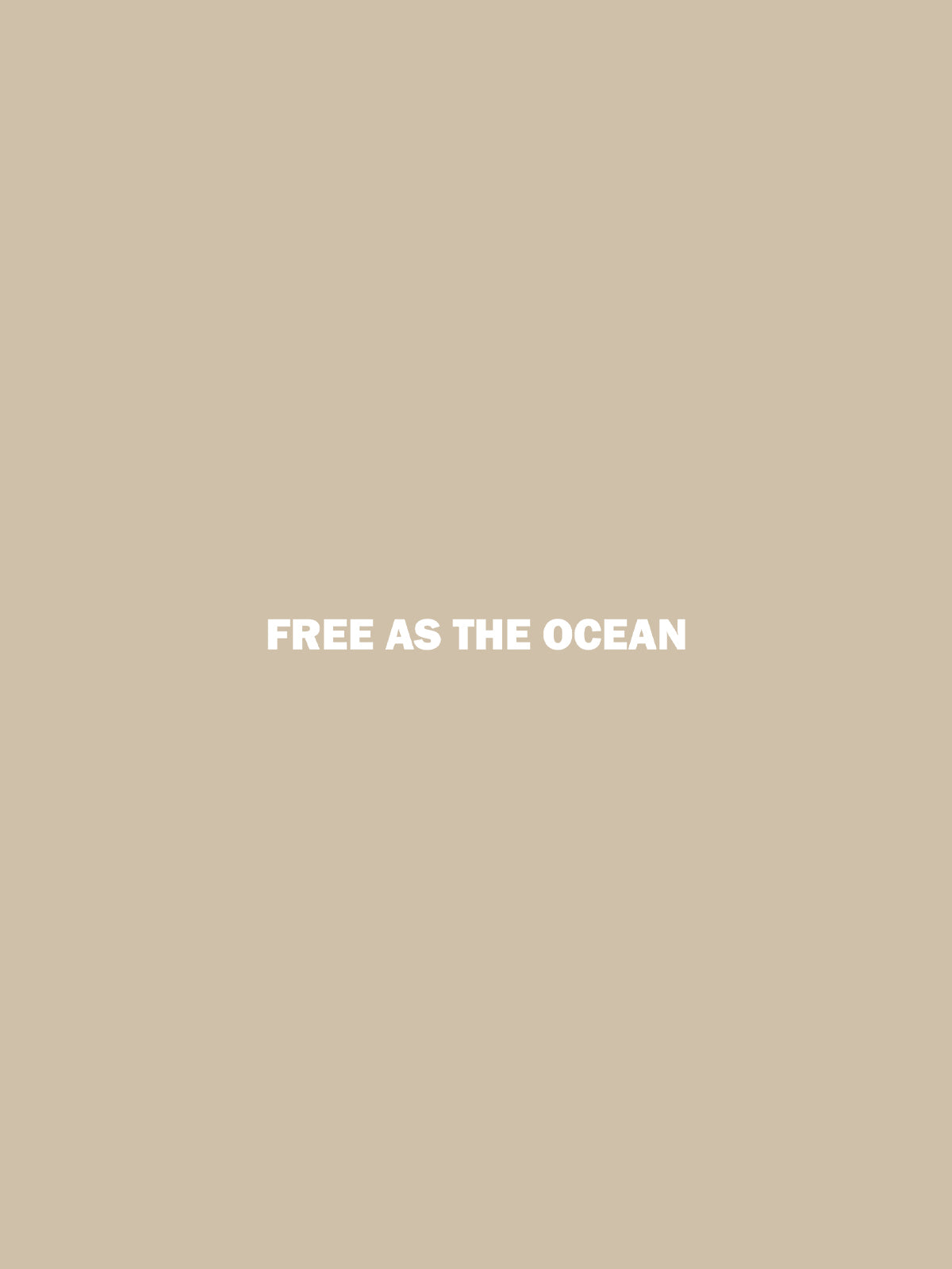 As Free As The Ocean Oversized T-Shirt