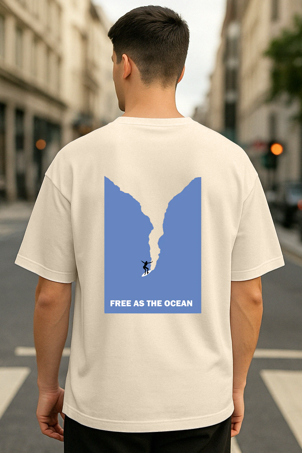 As Free As The Ocean Oversized T-Shirt