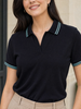 Johnny Collar Women Polo T-shirt