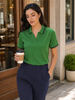 Johnny Collar Women Polo T-shirt