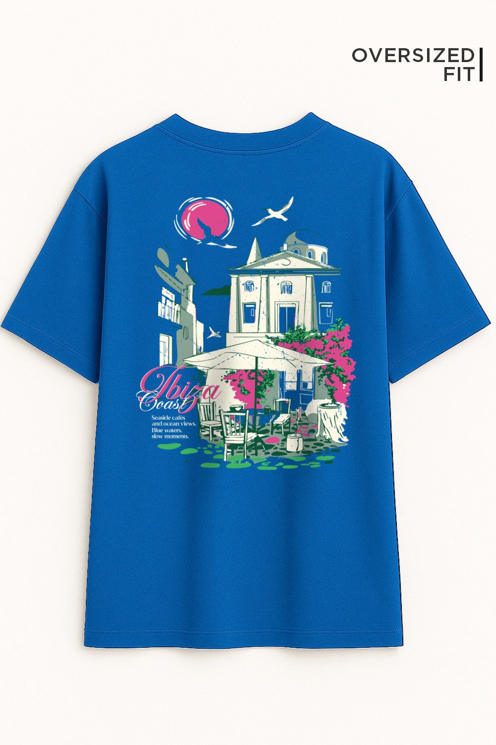 Ibiza Coast Oversized Fit Women Tee
