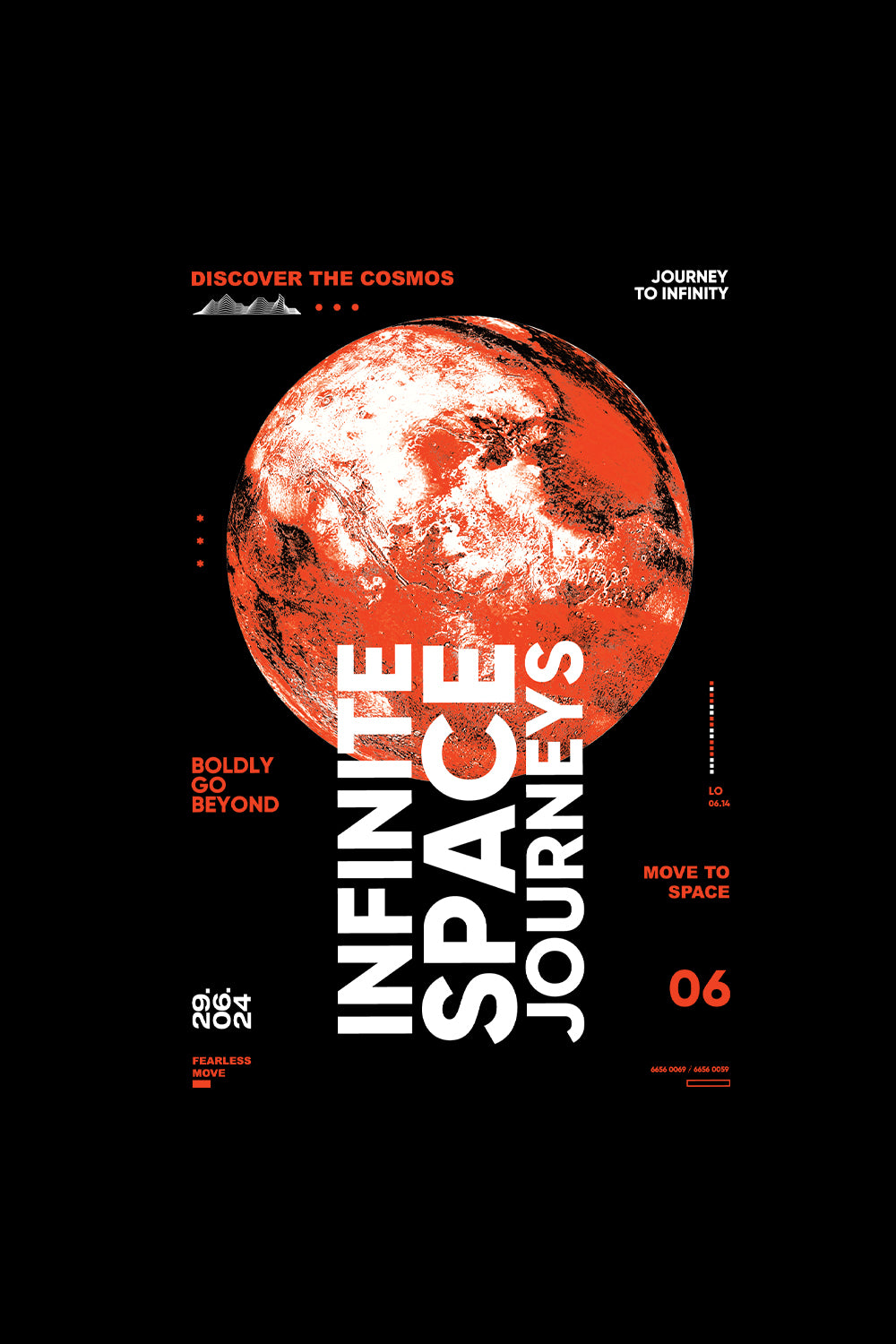 Infinite space Journeys Oversized Hoodie