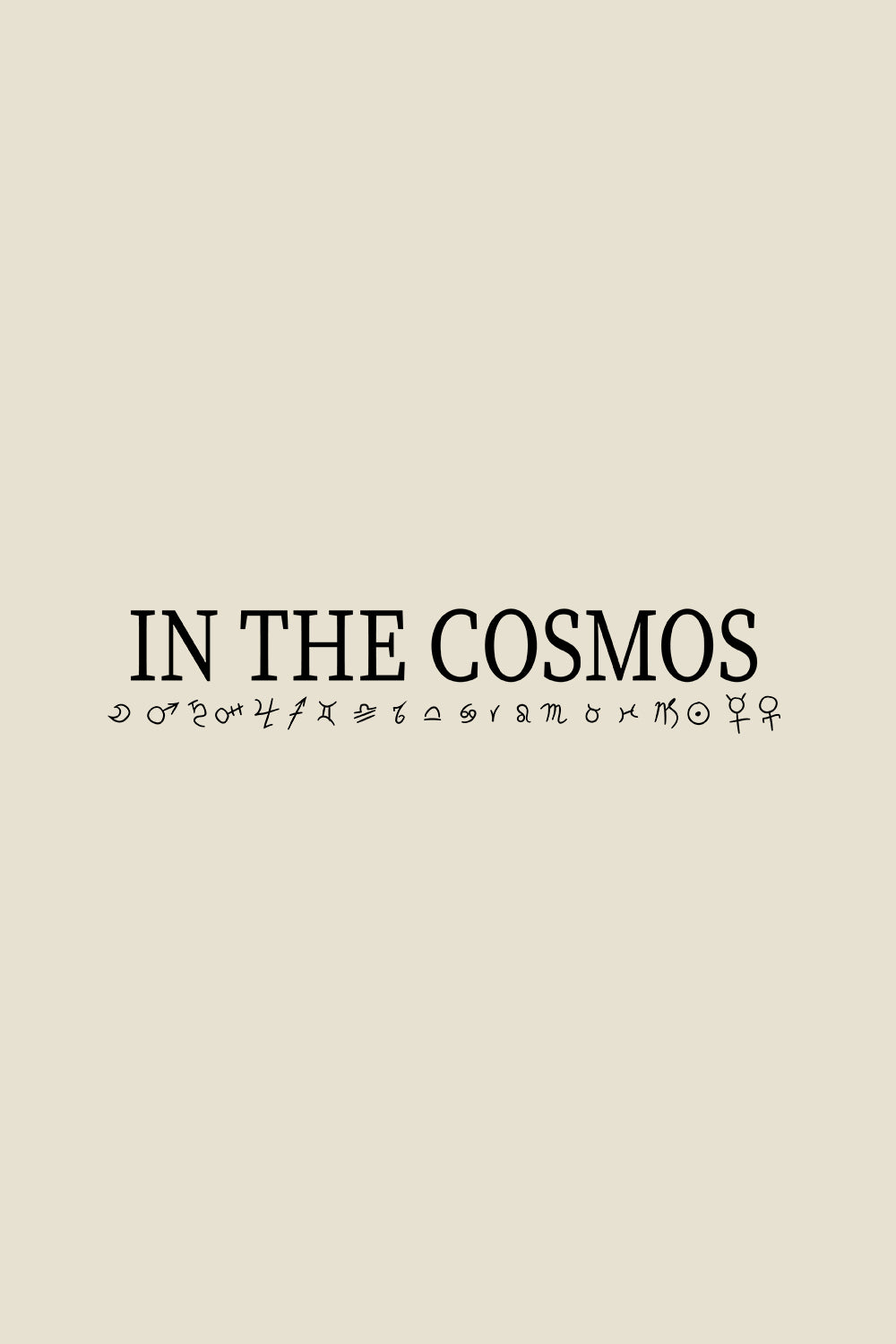 In The Cosmos Oversized Hoodie
