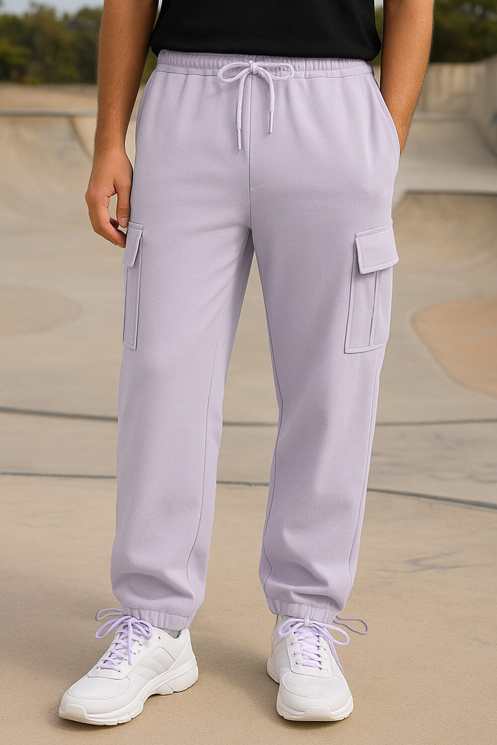 Nobero Oversized Cargo Joggers