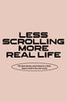 Less Scrolling Oversized T-Shirt