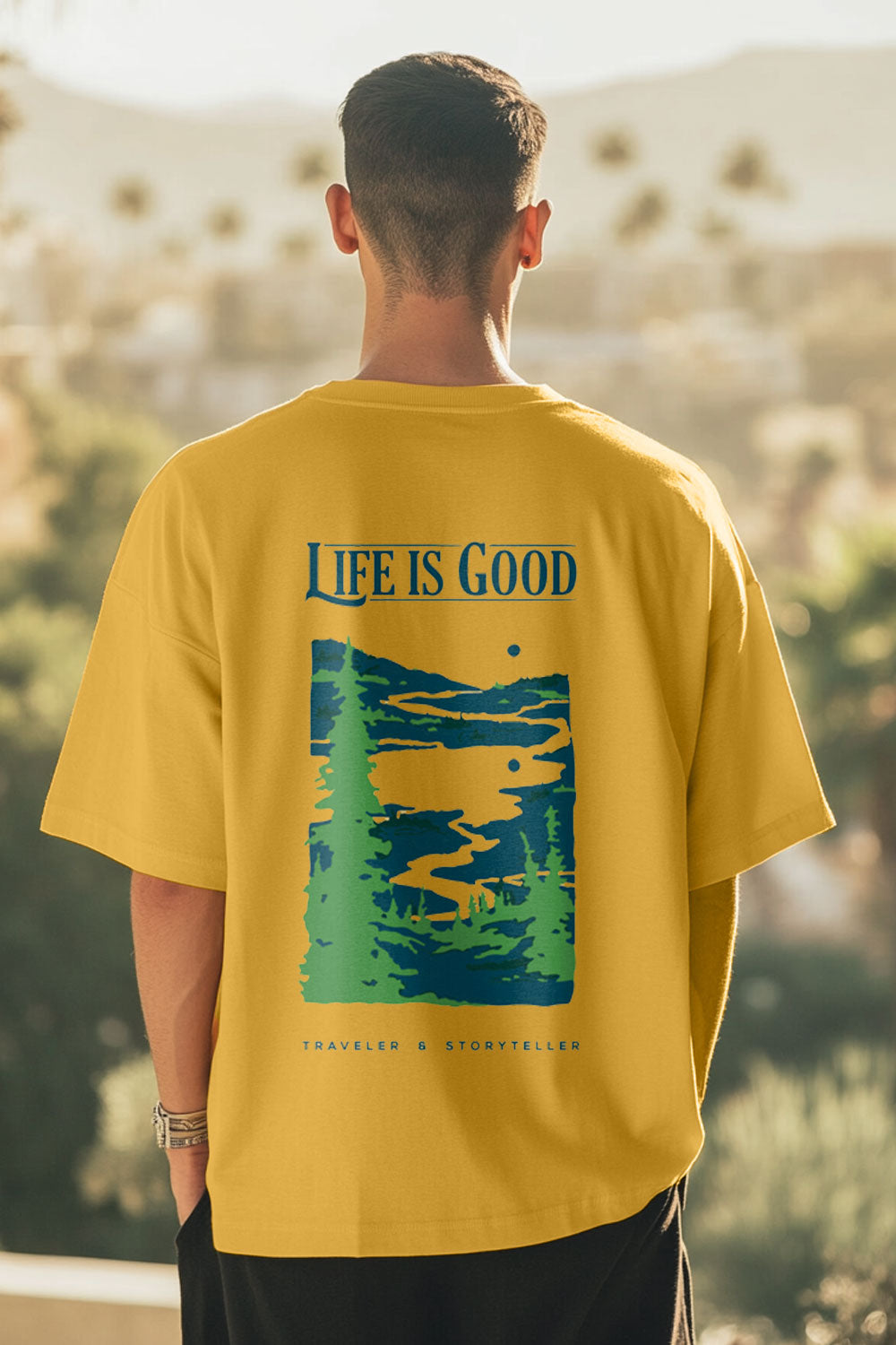 Life is Good Oversized T-Shirt