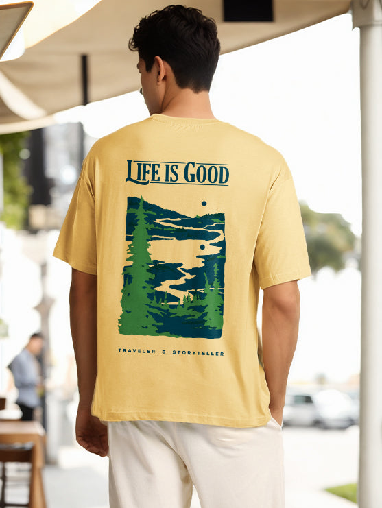 Life is Good Oversized T-Shirt