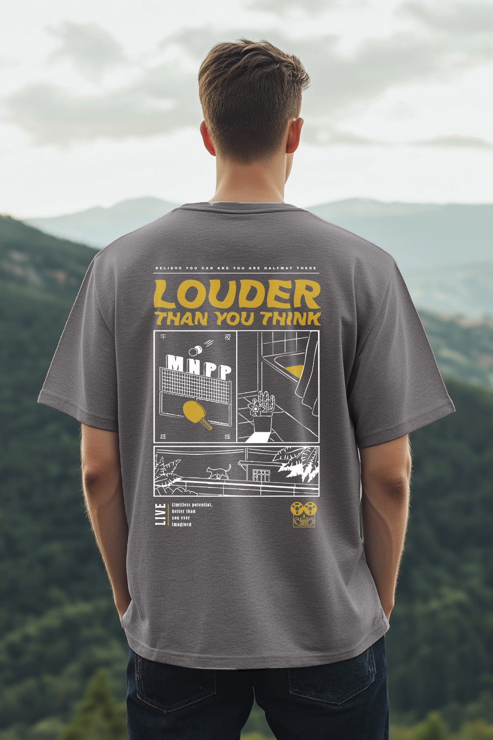 Louder than you think Oversized T-Shirt