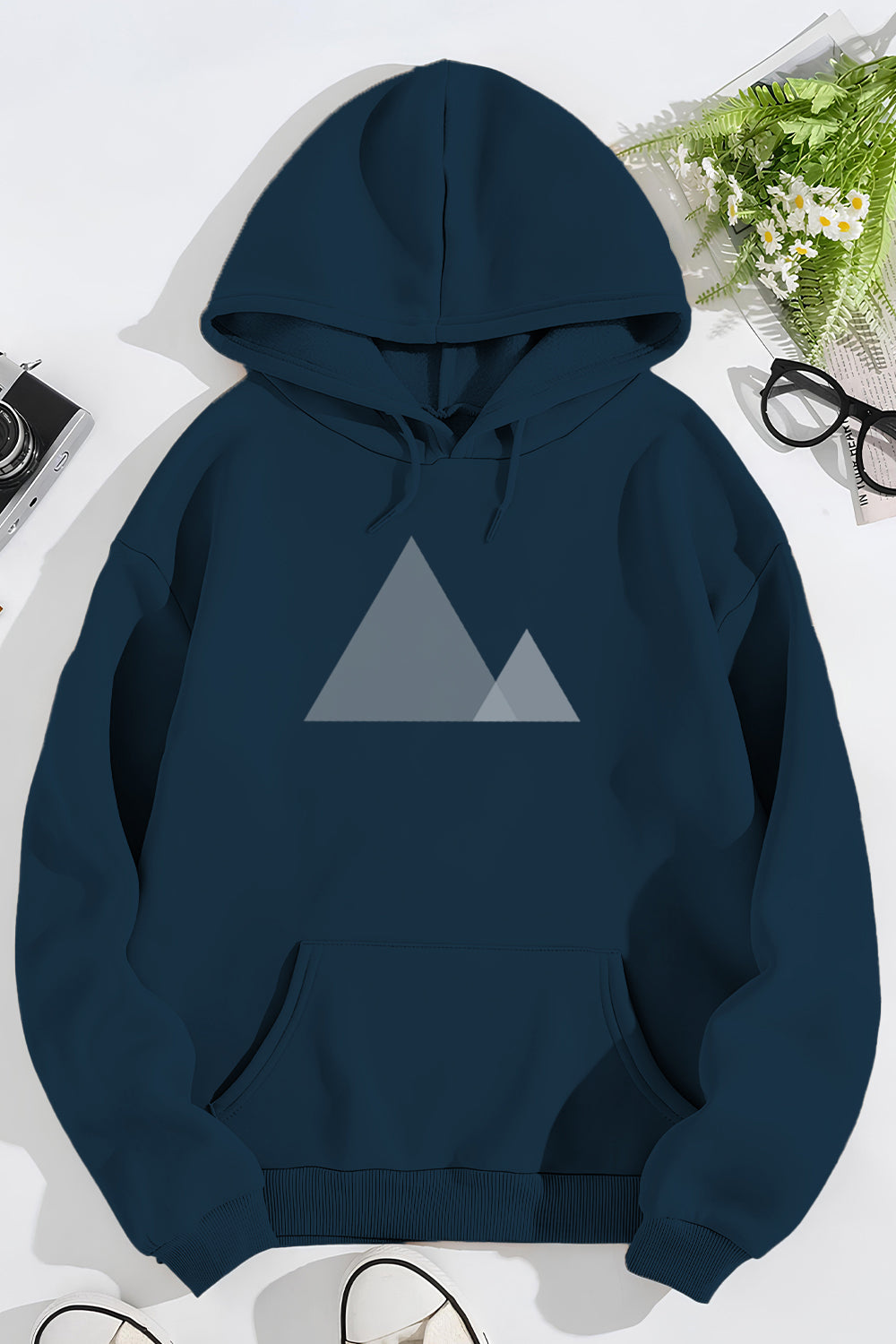 Boyfriend Fit Mountains Classic Fit Hoodie