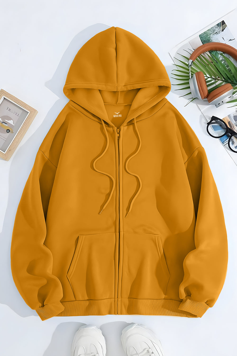 Mustard hoodie womens online