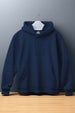 Midnight Blue Striped Quilted Hoodie