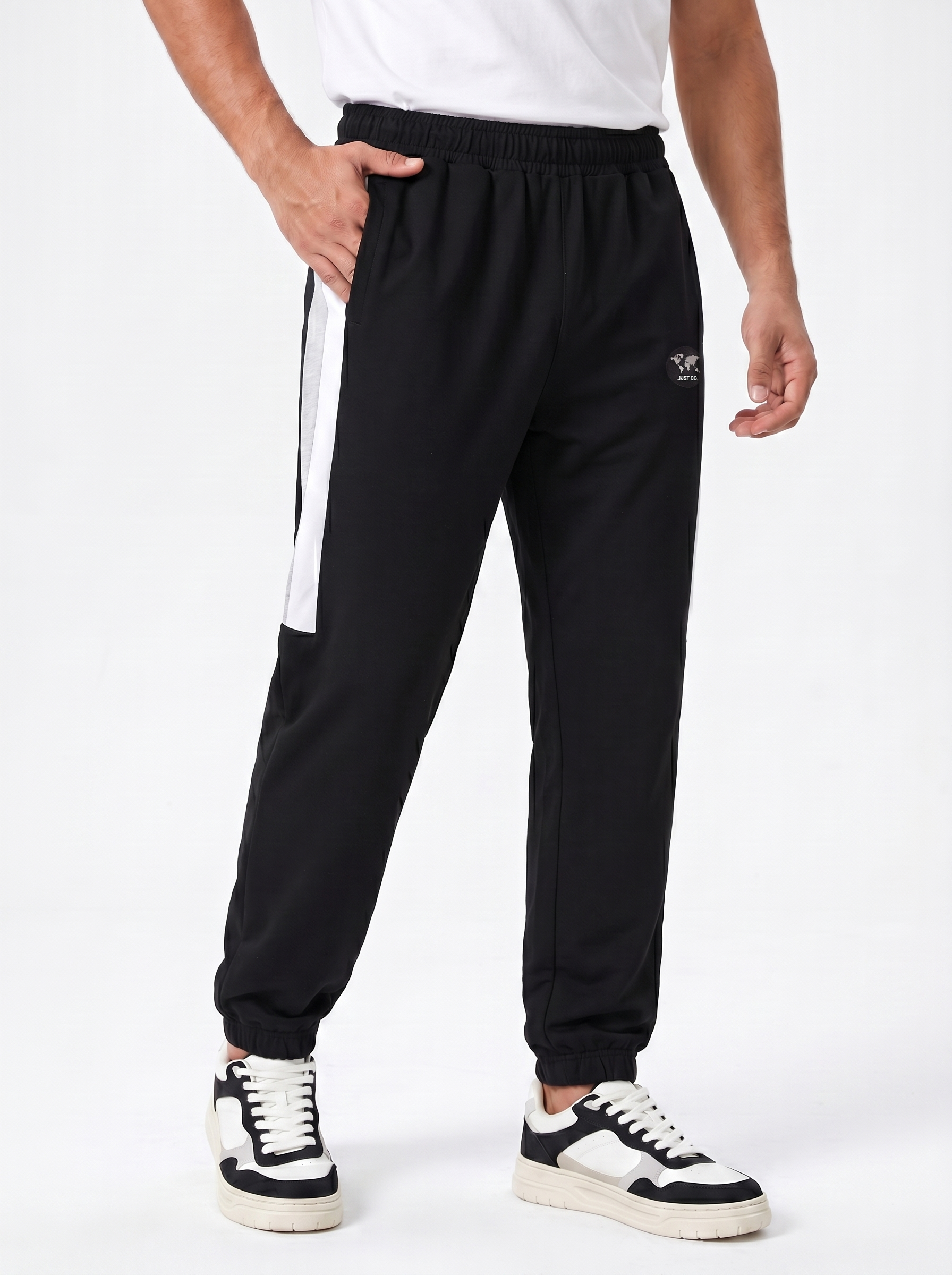 Just Go Embroidered Joggers