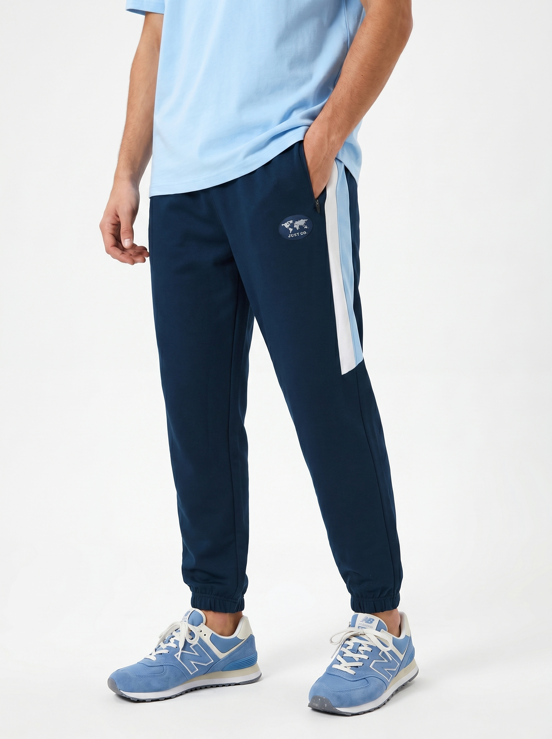 Just Go Embroidered Joggers